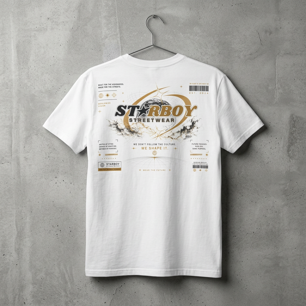 Starboy Streetwear T-Shirt — Retro Logo Graphic Tee